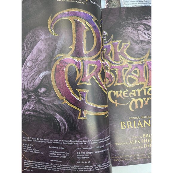 The Dark Crystal Creation Myths Volume 1& II Hardcover Both 1st Print - Picture 4 of 14